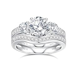 Jiekayuan moissanite wedding for sale  Delivered anywhere in USA 