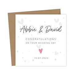 Personalised wedding day for sale  Delivered anywhere in UK