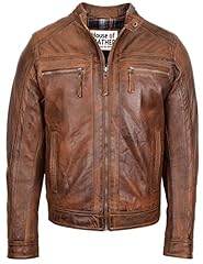 Mens real leather for sale  Delivered anywhere in Ireland