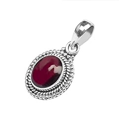 Garnet stone pendant for sale  Delivered anywhere in USA 