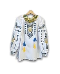 Ukrainian vyshyvanka blouse for sale  Delivered anywhere in USA 