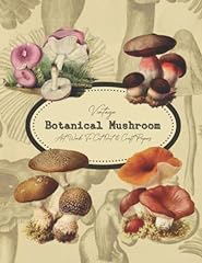 Vintage Botanical Mushroom Art Work To Cut Out & Craft for sale  Delivered anywhere in Canada