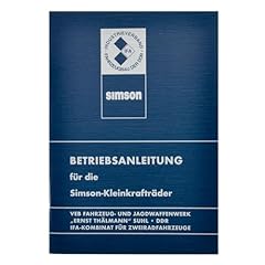 Betriebsanleitung simson klein gebraucht kaufen  Wird an jeden Ort in Deutschland