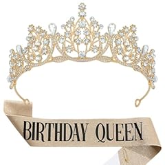 Compleanno corona fascia usato  Spedito ovunque in Italia 