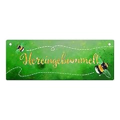 Hereingebummelt metallschild d gebraucht kaufen  Wird an jeden Ort in Deutschland