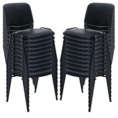 Furniture black stackable for sale  Delivered anywhere in USA 