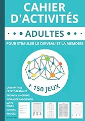Cahier activités adultes d'occasion  Livré partout en France