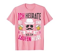 Polterabend tshirt bräutigam gebraucht kaufen  Wird an jeden Ort in Deutschland