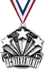 Silver achievement medals for sale  Delivered anywhere in USA 