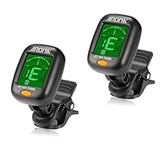 Guitar Tuner 2 Set, Meeland Mini Clip-on Tuner for Guitar/Bass/Ukulele and Violin/Anti-Interference Color LCD Display/Battery Included/Auto Power Off (2 PACK) for sale  Delivered anywhere in Canada