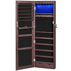 SONGMICS 47.2" H Full Screen Mirrored Jewelry Cabinet for sale  Delivered anywhere in USA 