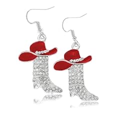 Pair red cowboy for sale  Delivered anywhere in UK