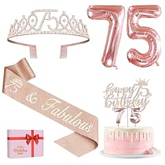 75th birthday decorations for sale  Delivered anywhere in USA 