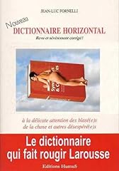 Nouveau dictionnaire horizonta d'occasion  Livré partout en France