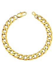 Gold bracelets man for sale  Delivered anywhere in UK