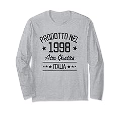Compleanno per Italiani di 23 Anni Prodotto nel 1998 Italia Maglia a Manica usato  Spedito ovunque in Italia 
