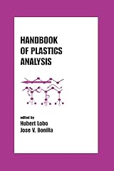 Handbook plastics analysis for sale  Delivered anywhere in USA 