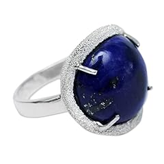 NOVICA Lapis Lazuli .925 Sterling Silver Artisan Crafted Ring, Blue Enigma' for sale  Delivered anywhere in Canada