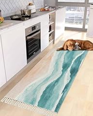 Teal boho coastal for sale  Delivered anywhere in USA 