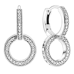 Earrings pandora double for sale  Delivered anywhere in UK