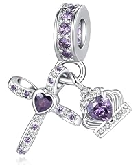 Silver cross birthstone for sale  Delivered anywhere in UK