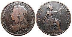 1897 one penny usato  Spedito ovunque in Italia 