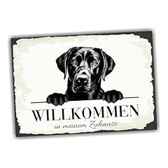 Siviwonder hundeschild willkom gebraucht kaufen  Wird an jeden Ort in Deutschland