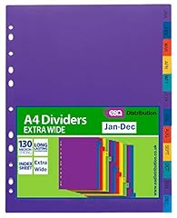 File dividers plastic for sale  Delivered anywhere in UK