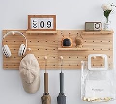 Socalsunny wood pegboard for sale  Delivered anywhere in USA 