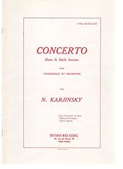 Karjinsky concerto style d'occasion  Livré partout en France