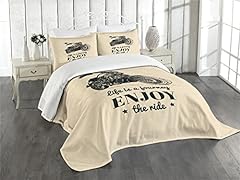 Ambesonne motorcycle bedspread for sale  Delivered anywhere in USA 