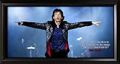 Mick jagger framed for sale  Delivered anywhere in UK