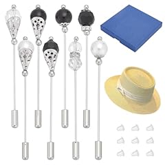 Pandahall 8pcs black for sale  Delivered anywhere in UK