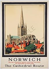 Vintage norwich cathedral for sale  Delivered anywhere in UK