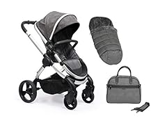 Used, Icandy Peach Satin Dark Grey Check Pushchair, IC2384, for sale  Delivered anywhere in UK