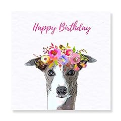Greyhound birthday card for sale  Delivered anywhere in UK