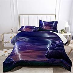 Lightning prints comforter for sale  Delivered anywhere in Ireland