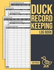 Duck record keeping for sale  Delivered anywhere in UK