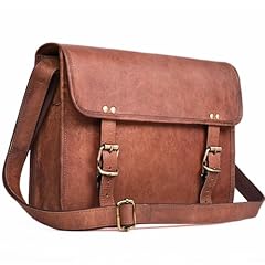 Genuine leather messenger for sale  Delivered anywhere in USA 