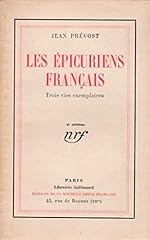 Epicuriens français. vies d'occasion  Livré partout en France