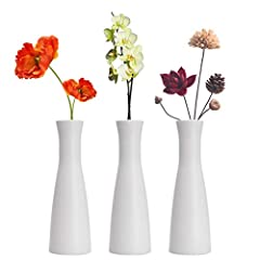 Tall Conic Composite Plastics Flower Vase, Small Bud for sale  Delivered anywhere in USA 