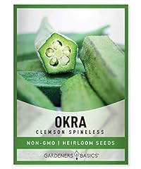 Gardeners basics okra for sale  Delivered anywhere in USA 