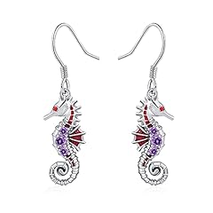 Seahorse earrings sterling for sale  Delivered anywhere in UK