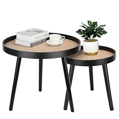 Rattan round side for sale  Delivered anywhere in USA 