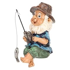 Fishing gnome statue for sale  Delivered anywhere in Ireland