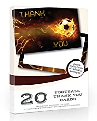 Football thank cards for sale  Delivered anywhere in UK