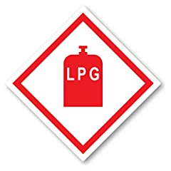 Signs247 lpg sticker for sale  Delivered anywhere in Ireland