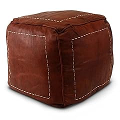 Pouf marocaine cuir d'occasion  Livré partout en Belgiqu