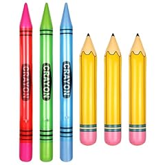 6pcs inflatable crayons for sale  Delivered anywhere in UK
