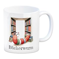 Bücherwurm kaffeebecher wurm gebraucht kaufen  Wird an jeden Ort in Deutschland